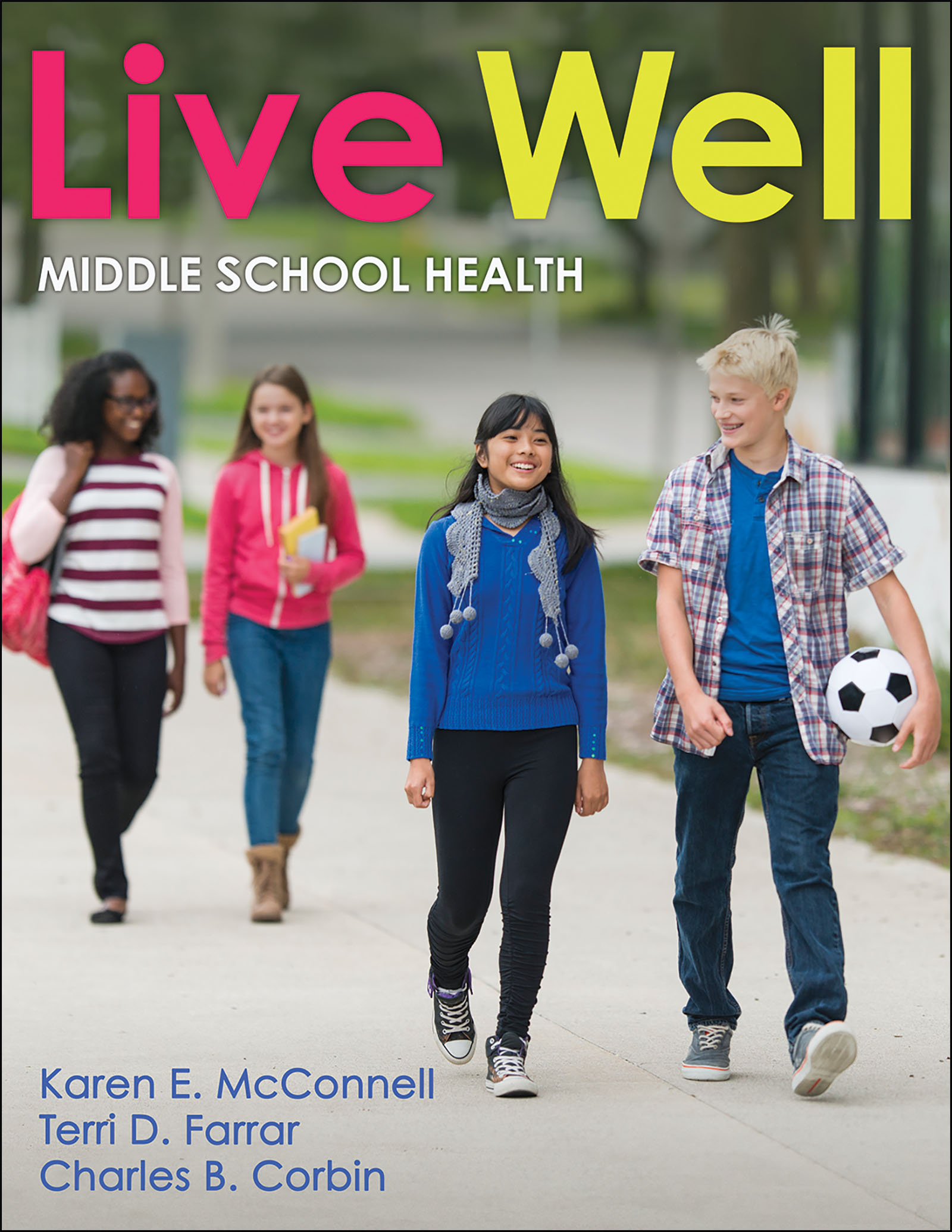 Live Well Middle School Health Book Cover